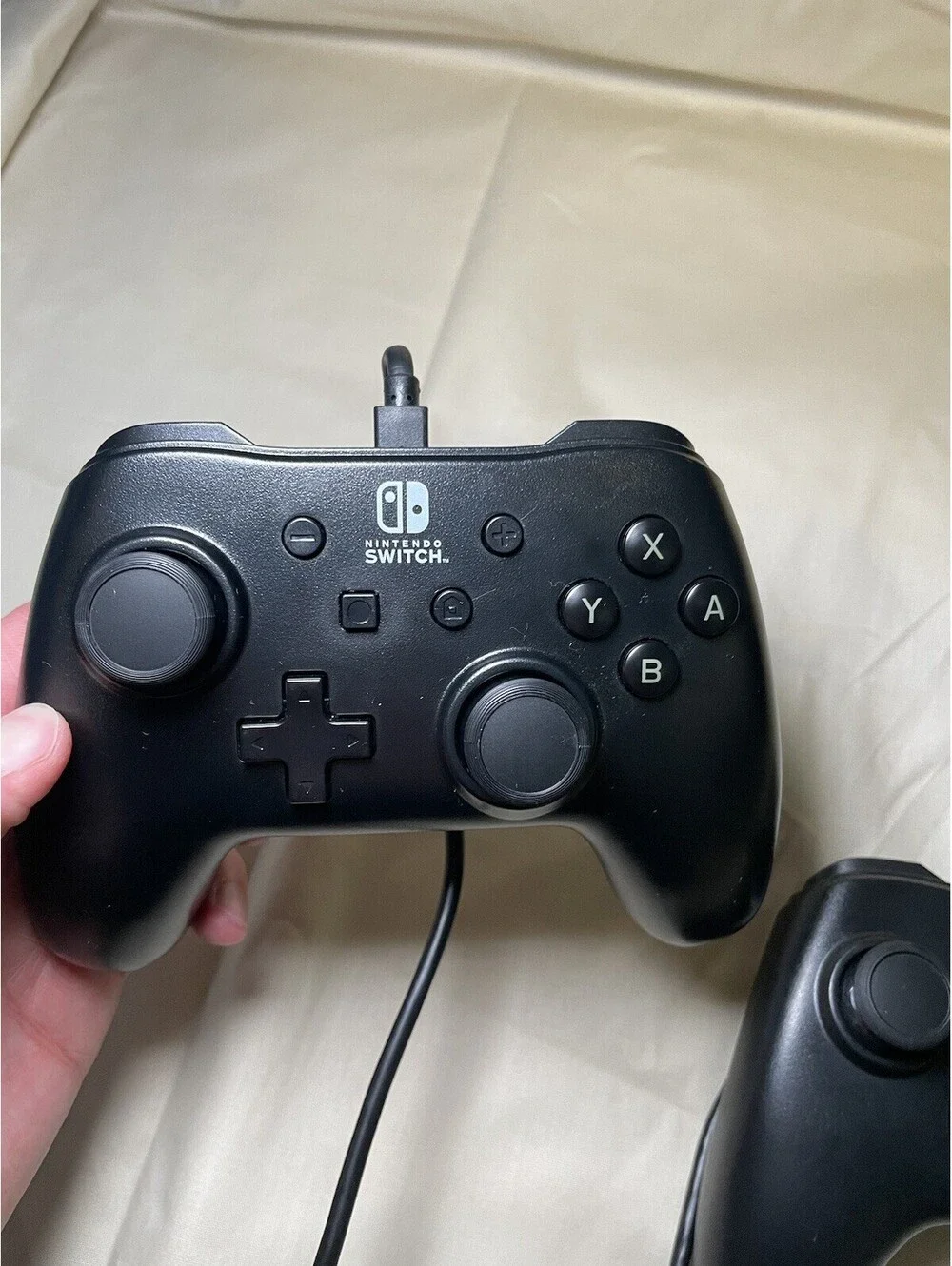 Switch Nintendo Wired Controller Black PowerA 2 pack USED ONCE